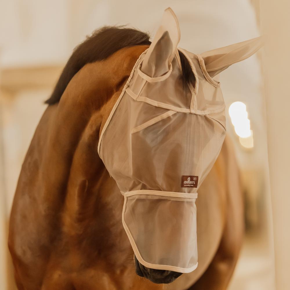 Fly Mask Classic with ears & nose | Kentucky Horsewear | UV-Protective — Image 3