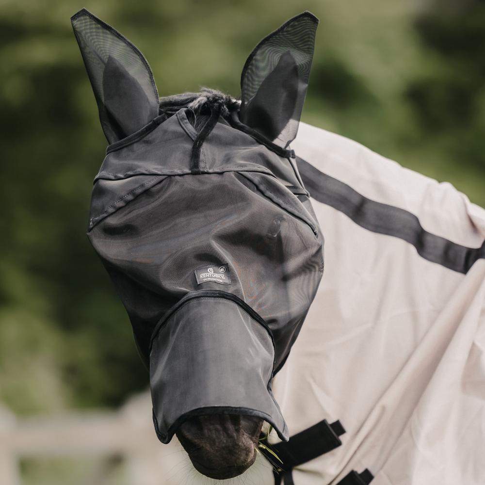 Fly Mask Classic with ears & nose | Kentucky Horsewear | UV-Protective — Image 13
