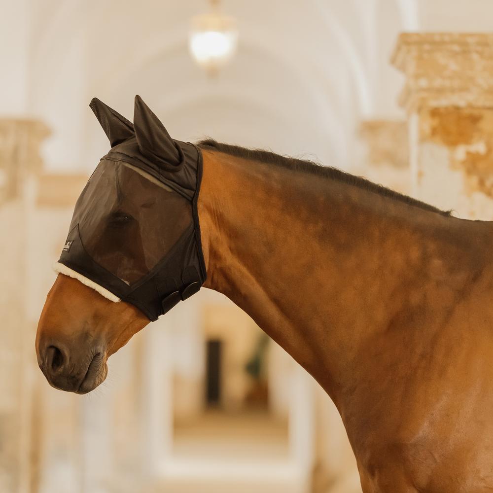 Fly Mask Skin Friendly with ears | Kentucky Horsewear | Comfort — Image 9