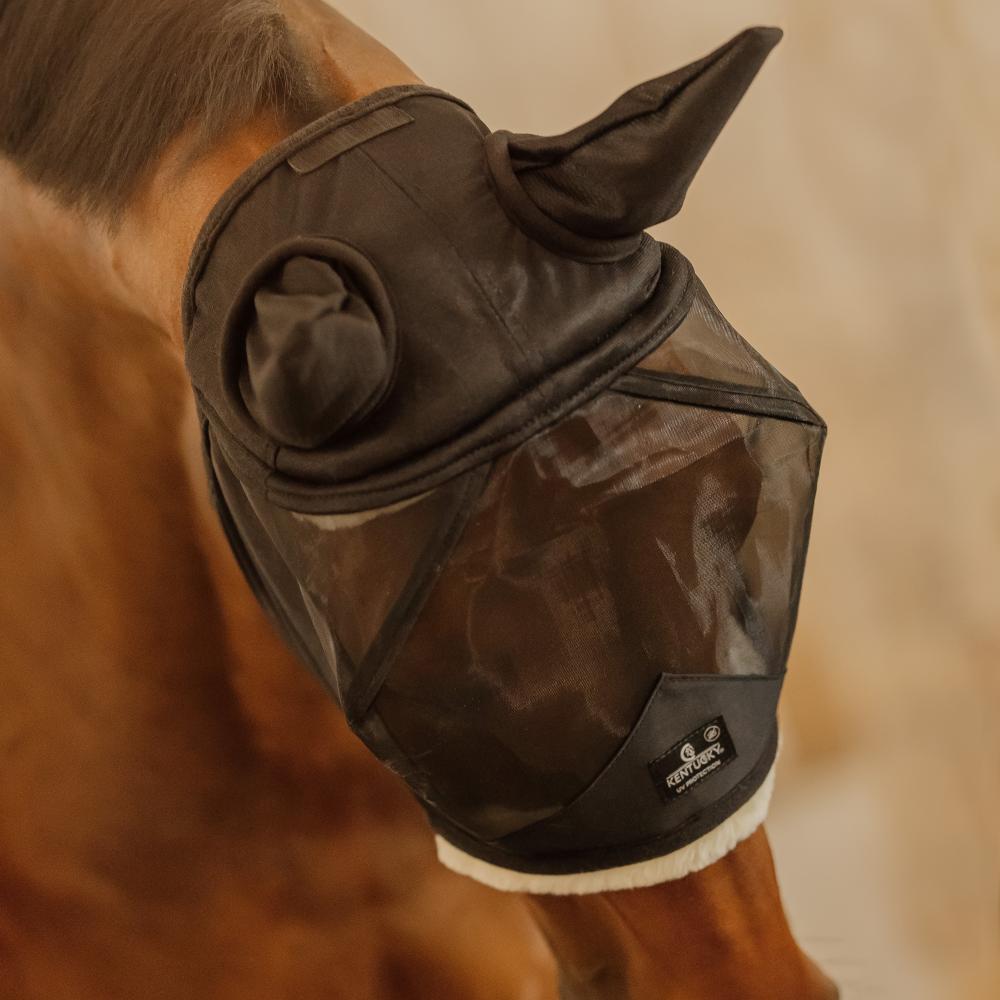 Fly Mask Skin Friendly with ears | Kentucky Horsewear | Comfort — Image 10