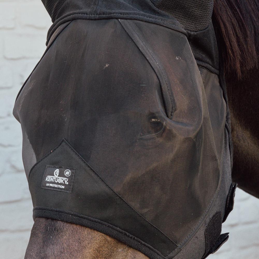 Fly Mask with ears soundless | Kentucky Horsewear | Comfort — Image 3