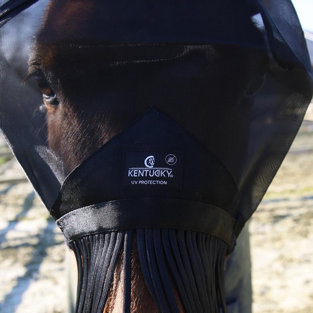 Fly mask classic with ears & nose tassels | Kentucky Horsewear | Comfort — Image 7