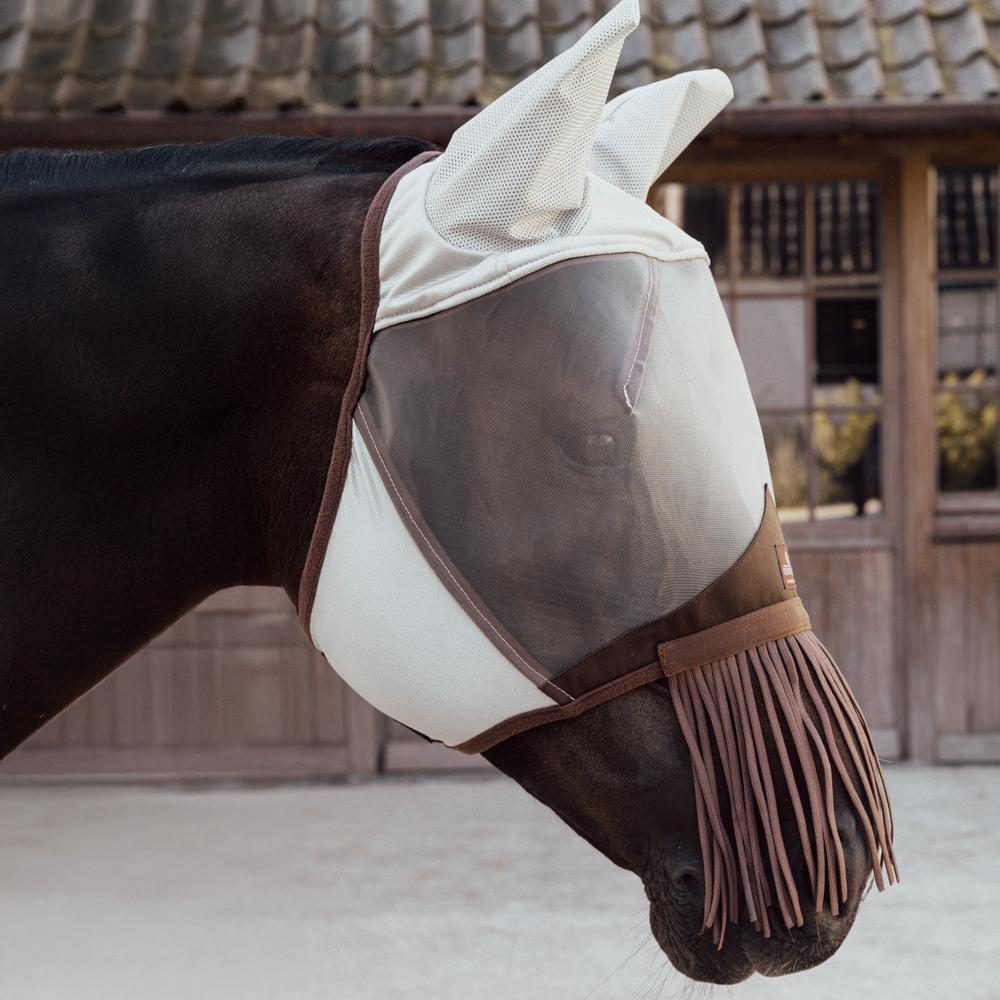 Fly mask classic with ears & nose tassels | Kentucky Horsewear | Comfort — Image 3