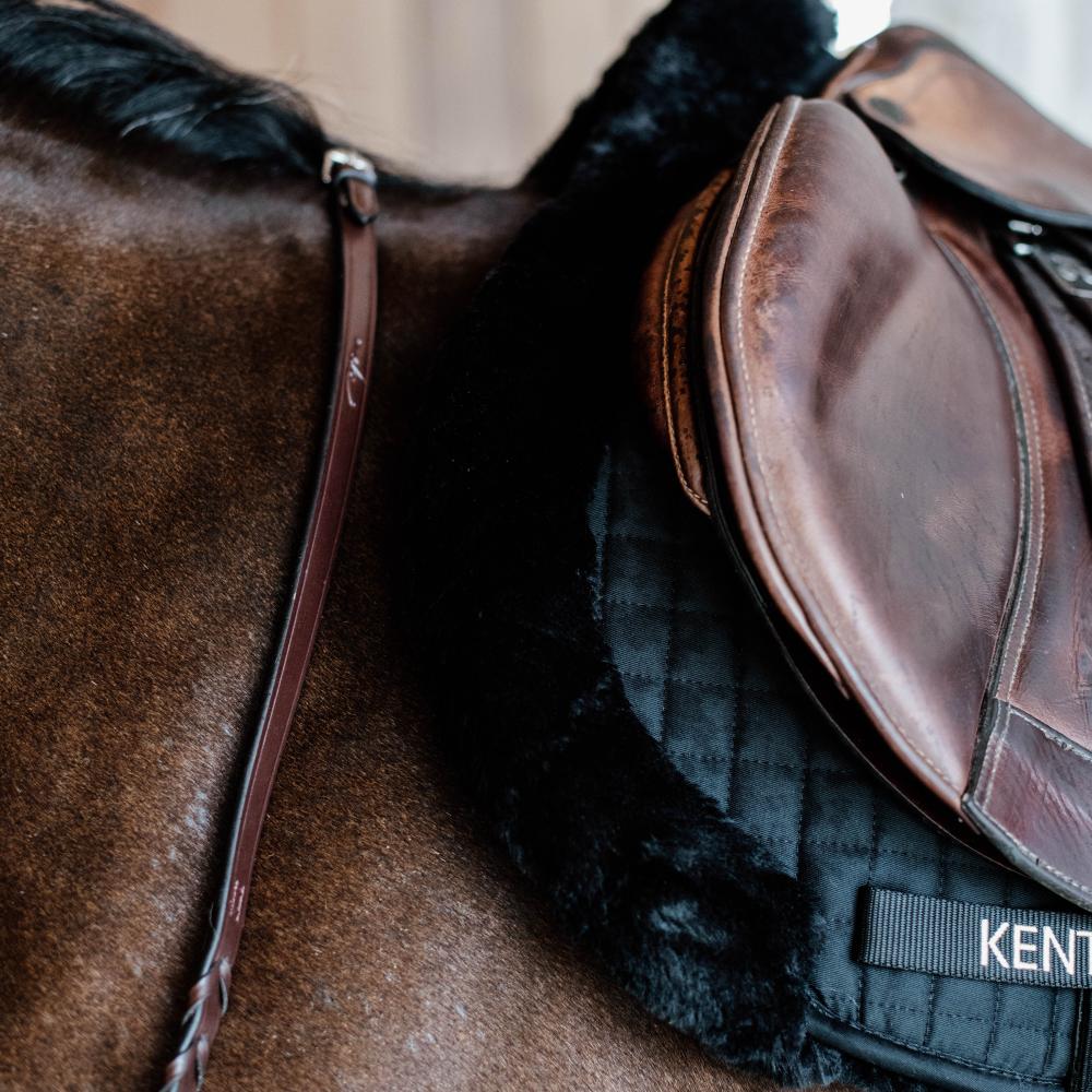 Kentucky Saddle Pad Hunter vegan sheepskin jumping