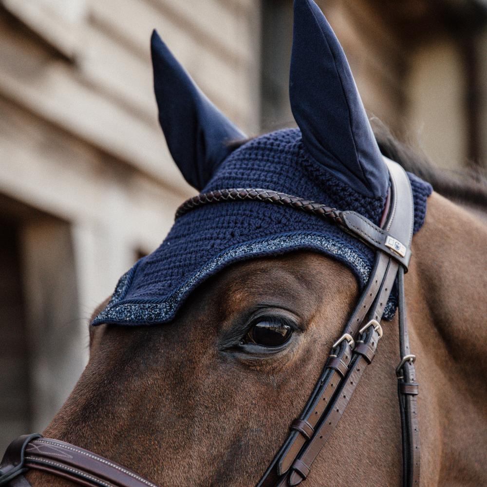Fly Veil Wellington Glitter Stone | Kentucky Horsewear | glittery — Image 2