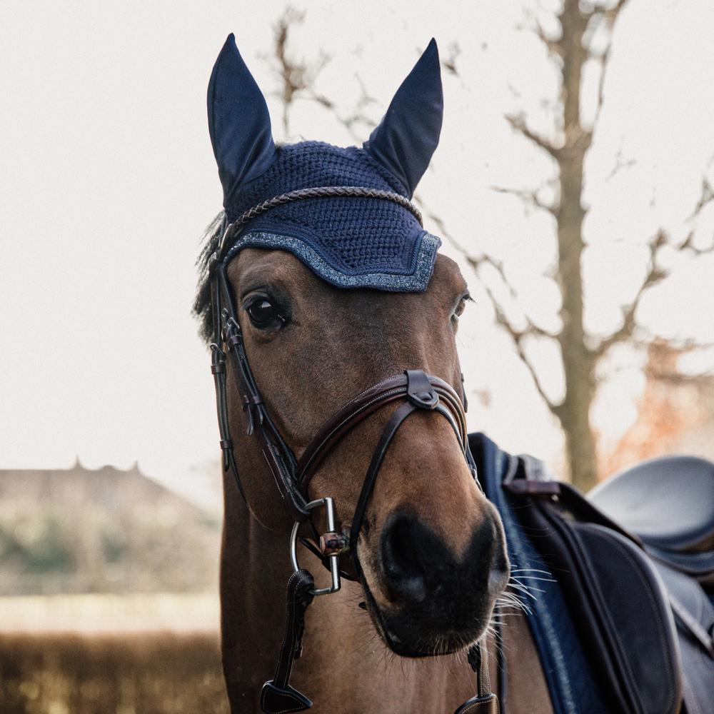 Fly Veil Wellington Glitter Stone | Kentucky Horsewear | glittery — Image 3