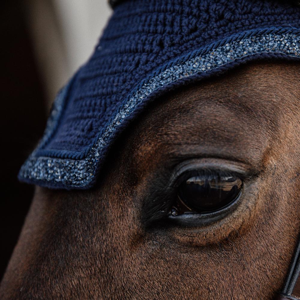Fly Veil Wellington Glitter Stone | Kentucky Horsewear | glittery — Image 4