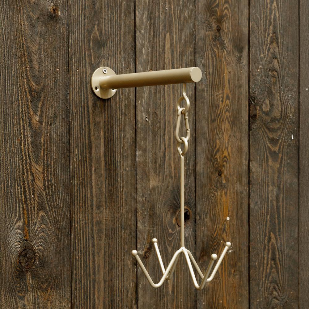 Bridle Hook 4 prong with wall attachment | Grooming Deluxe | durable — Image 7