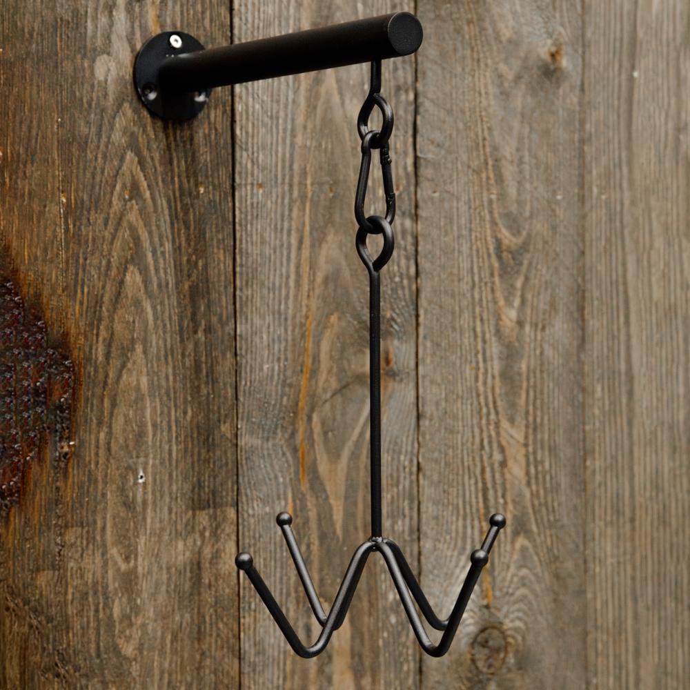 Bridle Hook 4 prong with wall attachment | Grooming Deluxe | durable — Image 3