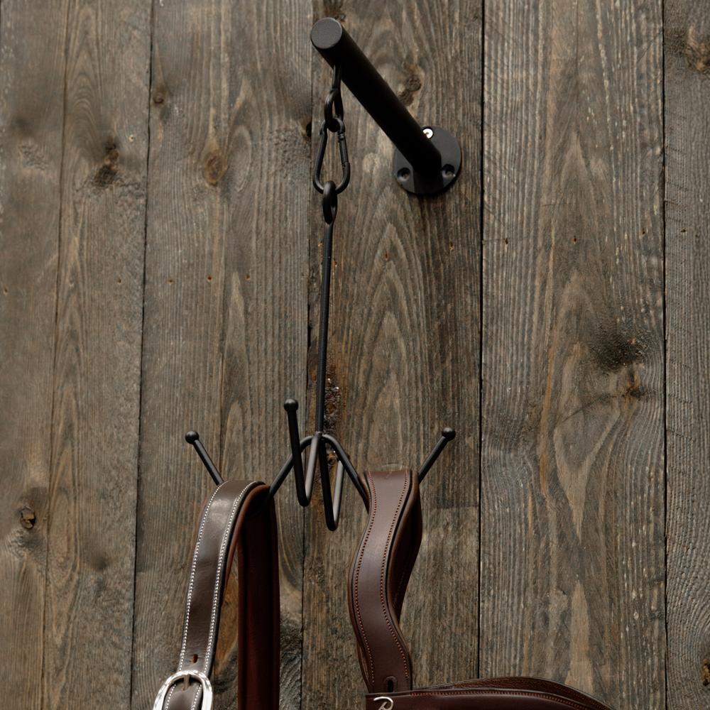 Bridle Hook 4 prong with wall attachment | Grooming Deluxe | durable — Image 4