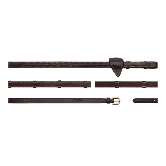 5/8" Hunter Reins With 7 Leather Loops | Dy'on |