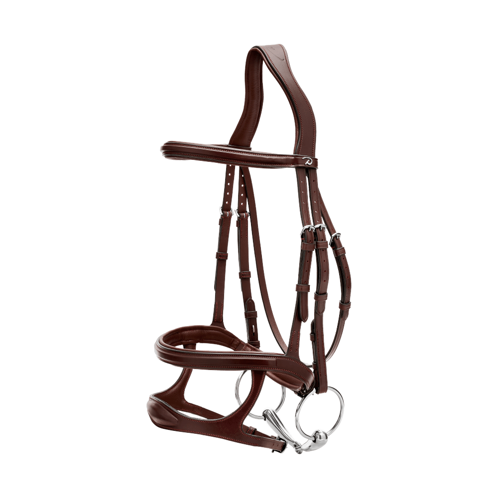 Double Noseband Bridle NE | Dy'on | premiumleather — Image 6