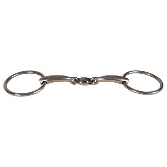 Snaffle Double Jointed Loose Ring Stainless Steel | Velari | doublejointed