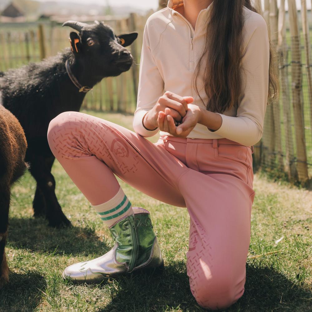 Girl Breeches Knee Grip Miami City Kids | Kentucky Horsewear | Lightweight — Image 8