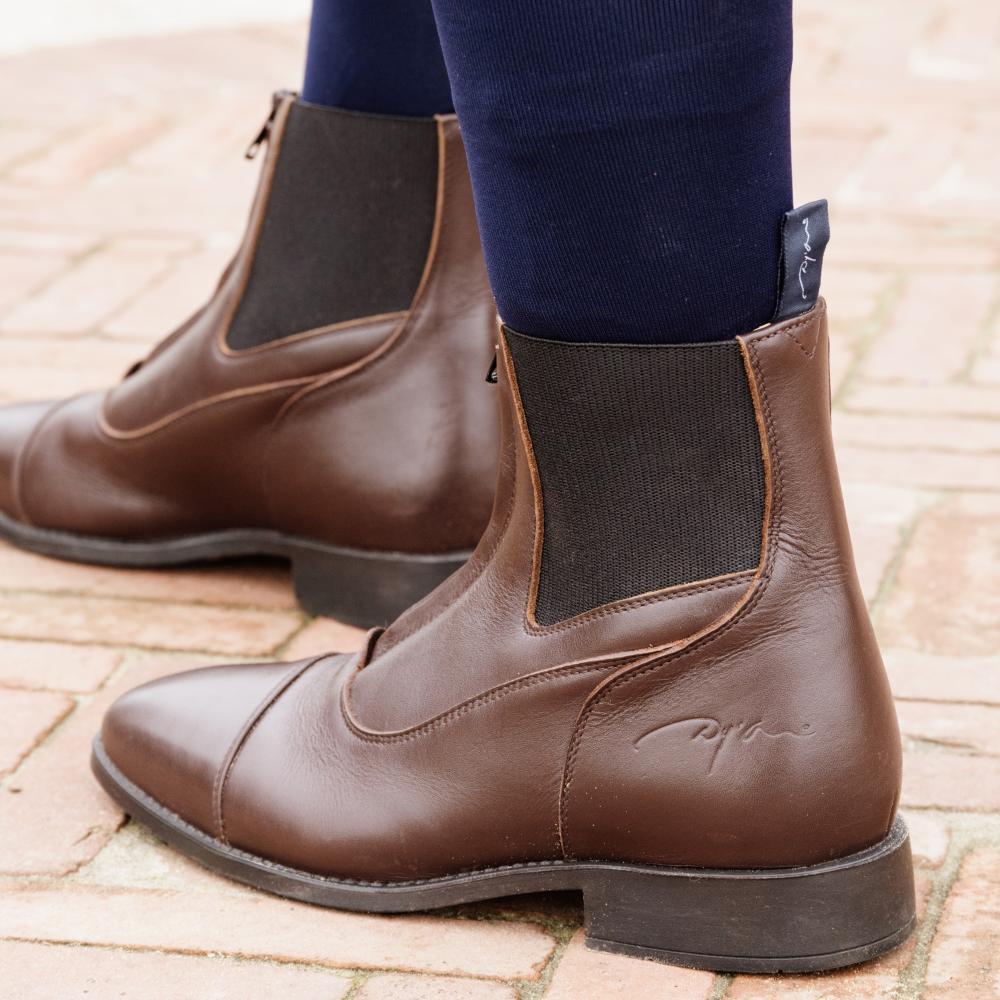 Short Boots Front Zipper | Dy'on | PremiumLeather — Image 15
