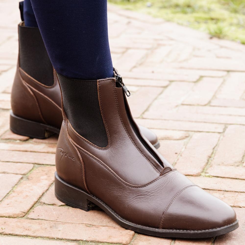 Short Boots Front Zipper | Dy'on | PremiumLeather — Image 16