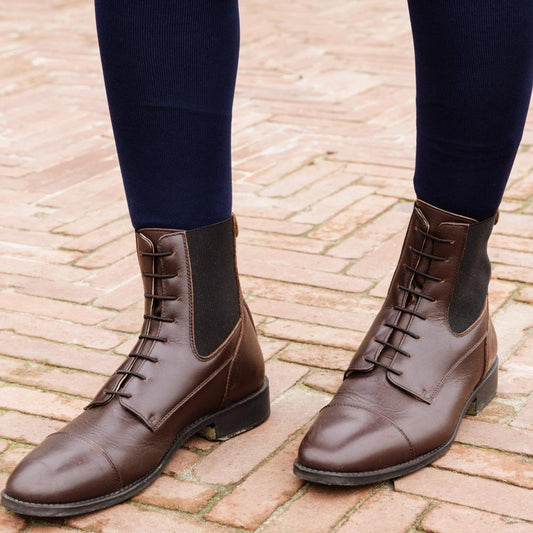 Short Boots Front Laces | Dy'on | premiumleather