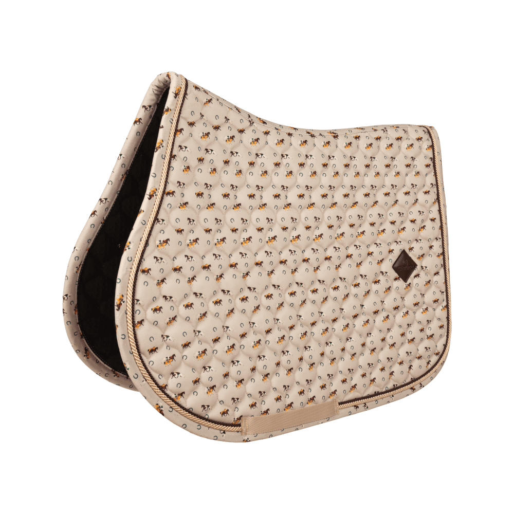 Saddle Pad Velvet Horse printing Dressage | Kentucky Horsewear | kentucky_horsewear