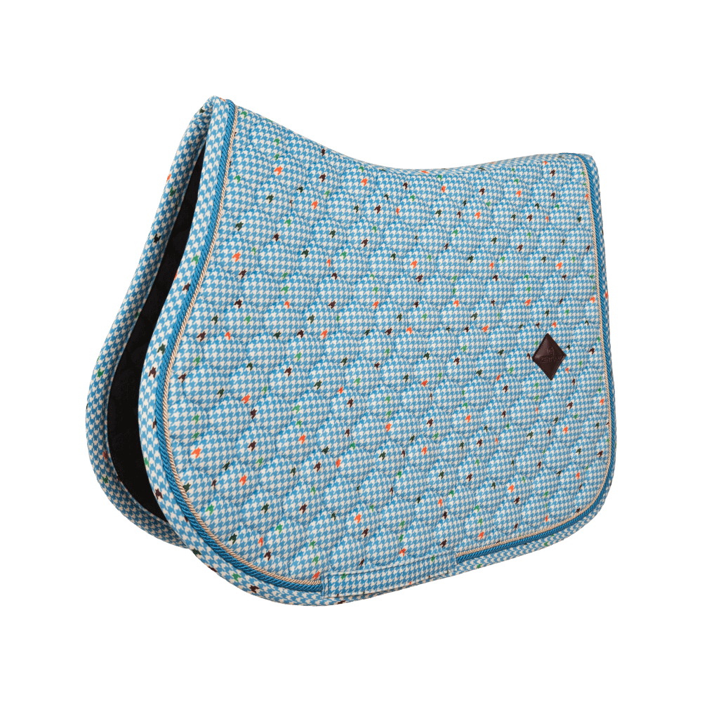 Saddle Pad Velvet Pied-de-Poule Show Jumping | Kentucky Horsewear | kentucky_horsewear — Image 9