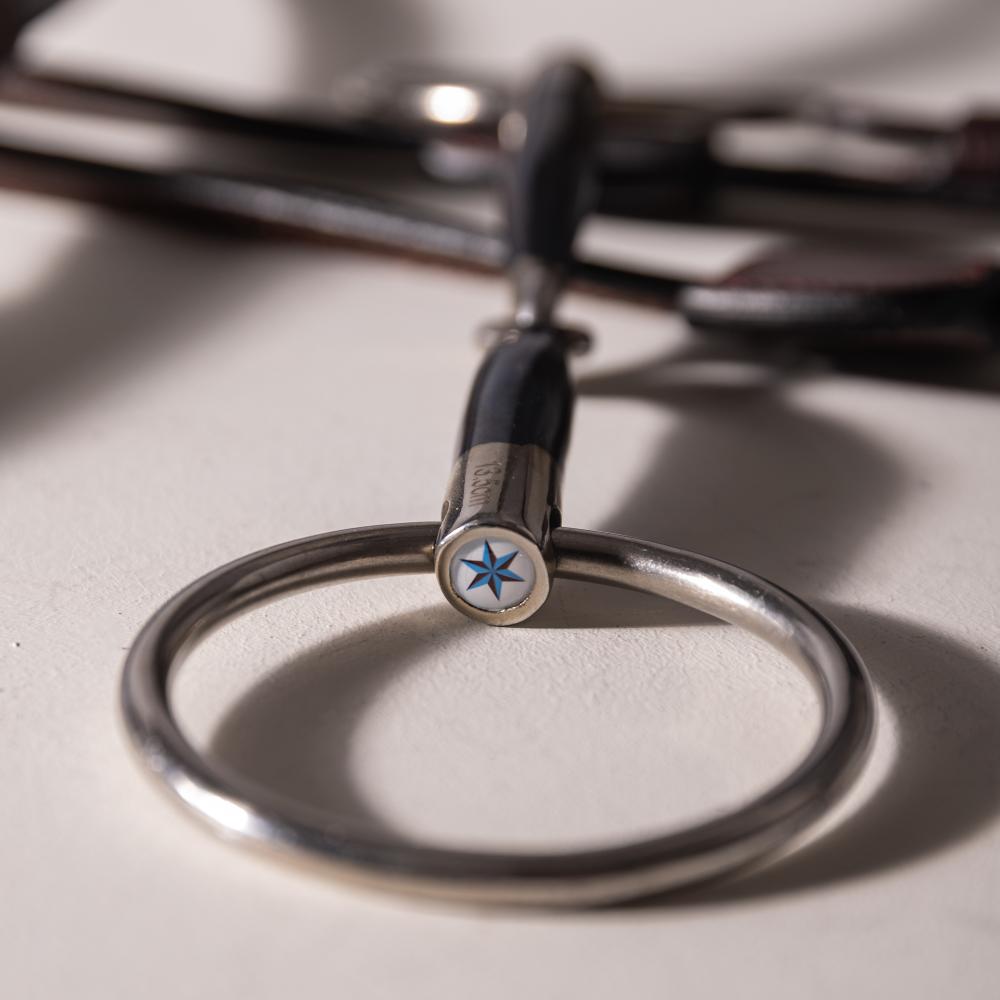 Velari Snaffle Loose Ring Single Jointed Sweet Iron