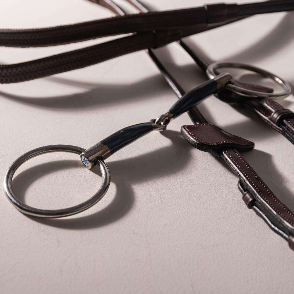 Velari Snaffle Loose Ring Single Jointed Sweet Iron