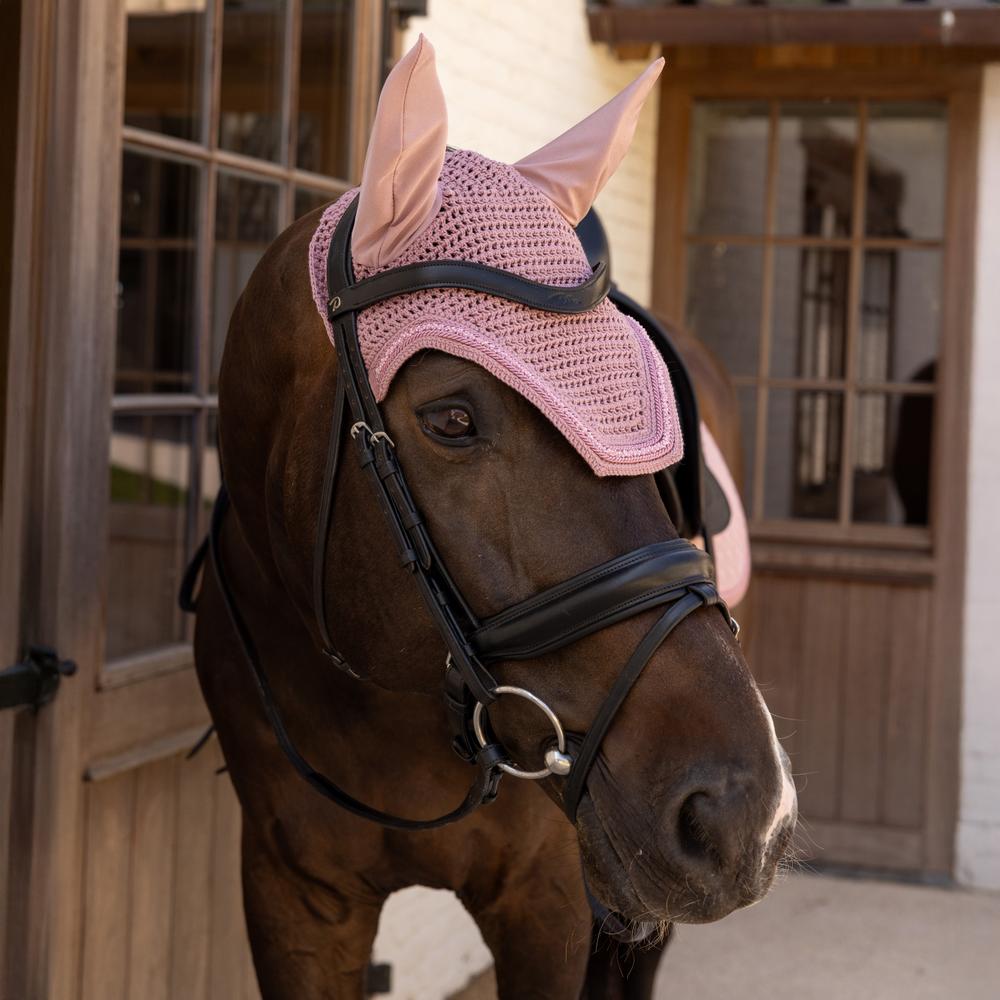 Fly Veil Wellington Velvet Mini Pearls | Kentucky Horsewear | luxurious — Image 7