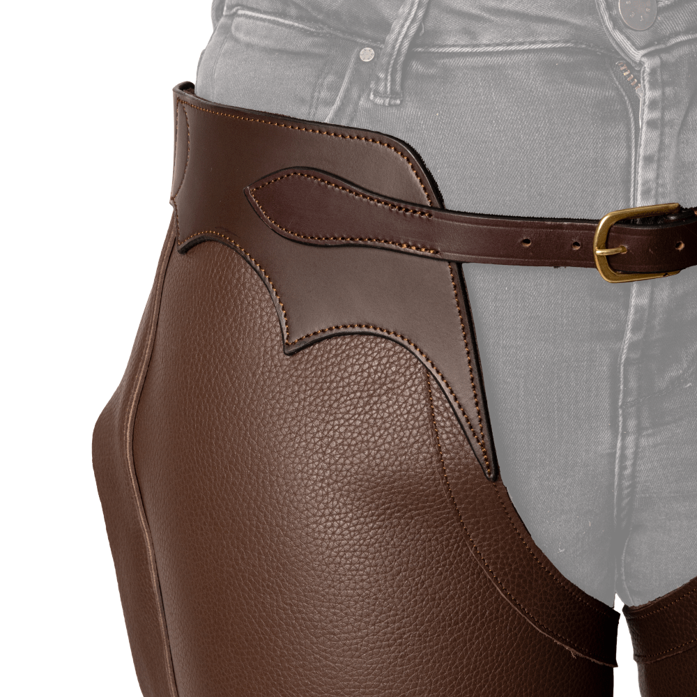 Leather Long Chaps | Dy'on | durable — Image 7