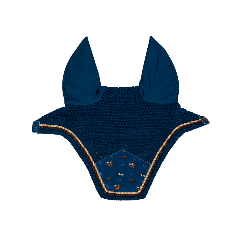 Fly Veil Wellington Velvet Horse Printing | Kentucky Horsewear | kentucky_horsewear