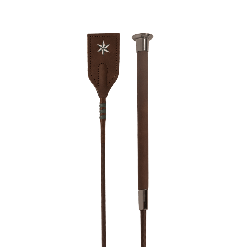 Jumping Whip Guidance Leather Grip | Velari | Lightweight