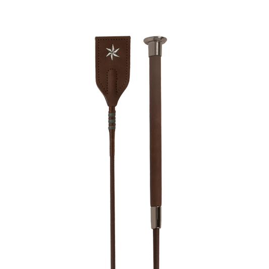 Jumping Whip Guidance Leather Grip | Velari | Lightweight
