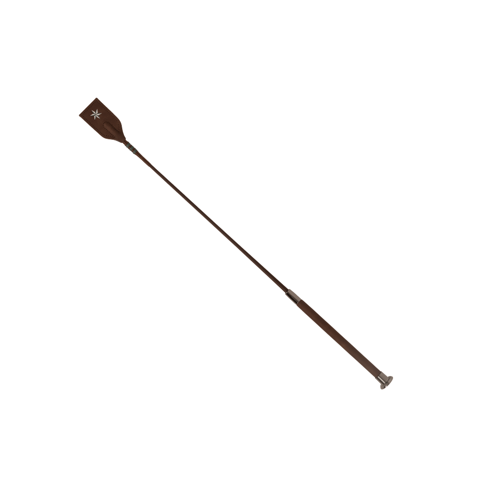 Jumping Whip Guidance Leather Grip | Velari | Lightweight — Image 2