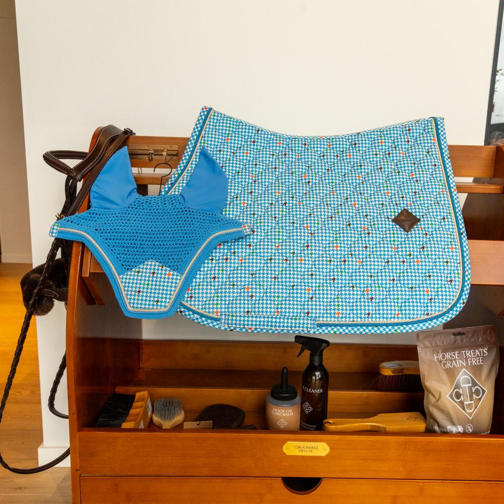 Saddle Pad Velvet Pied-de-Poule Show Jumping | Kentucky Horsewear | kentucky_horsewear — Image 10