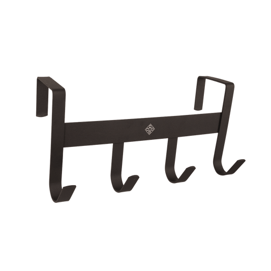 Bridle Rack Metal with 4 Hooks Matt | Grooming Deluxe | Durable — Image 2