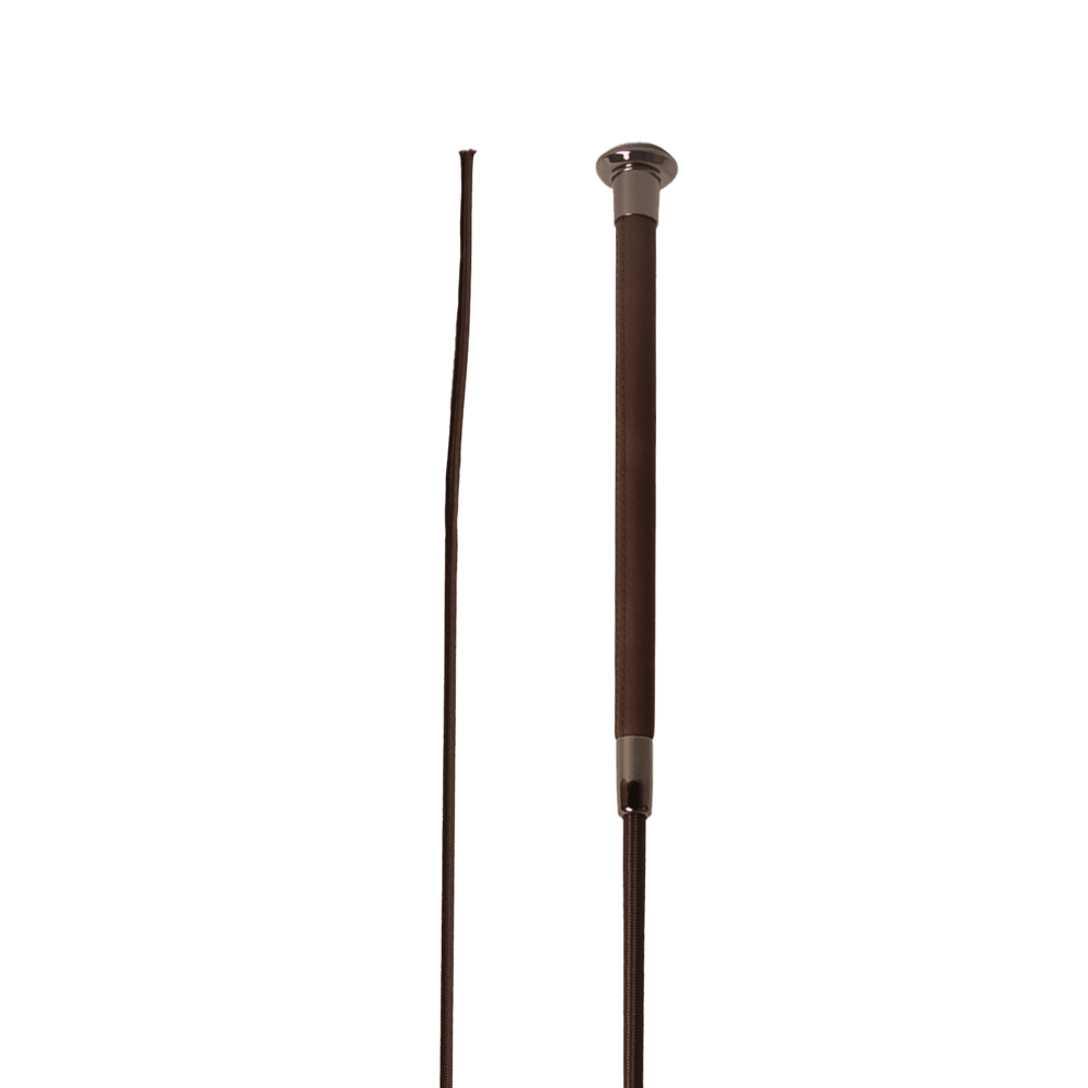 Dressage Whip Guidance Leather Grip 100cm | Velari | Lightweight — Image 6