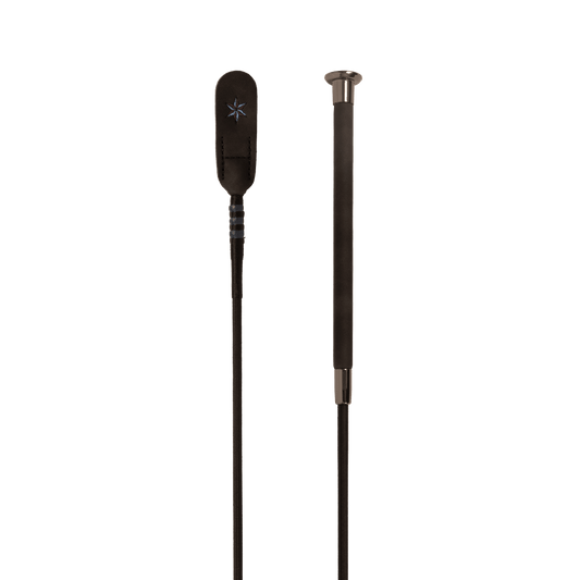 Dressage Whip Guidance Leather Grip 120cm | Velari | Lightweight