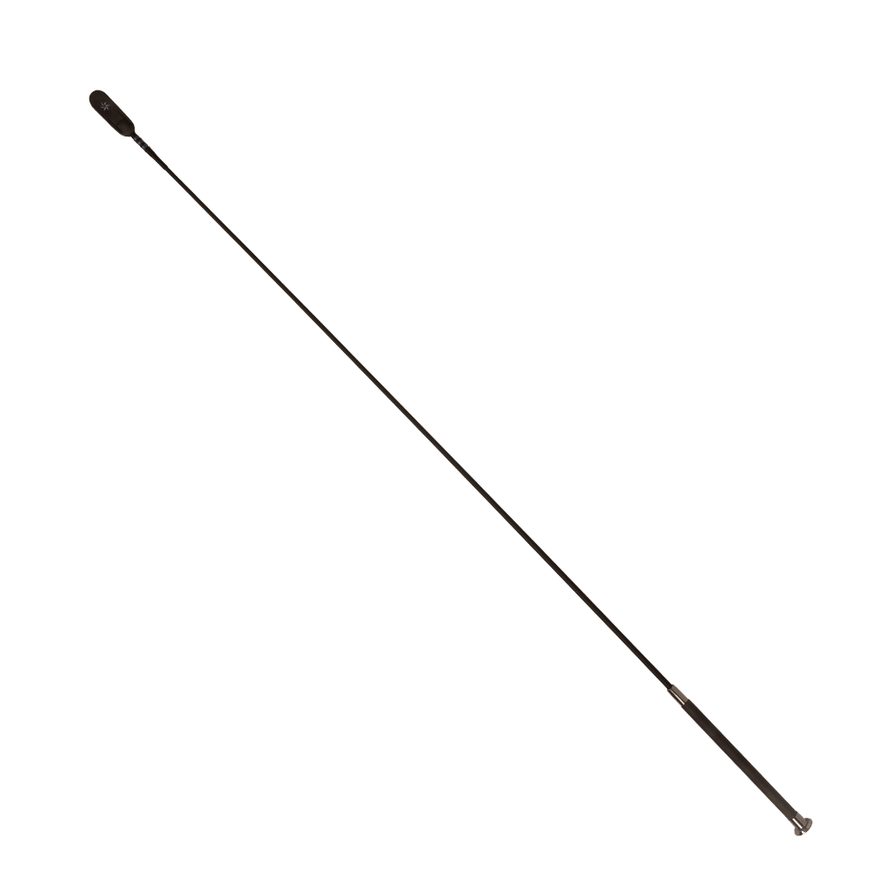 Dressage Whip Guidance Leather Grip 120cm | Velari | Lightweight — Image 2
