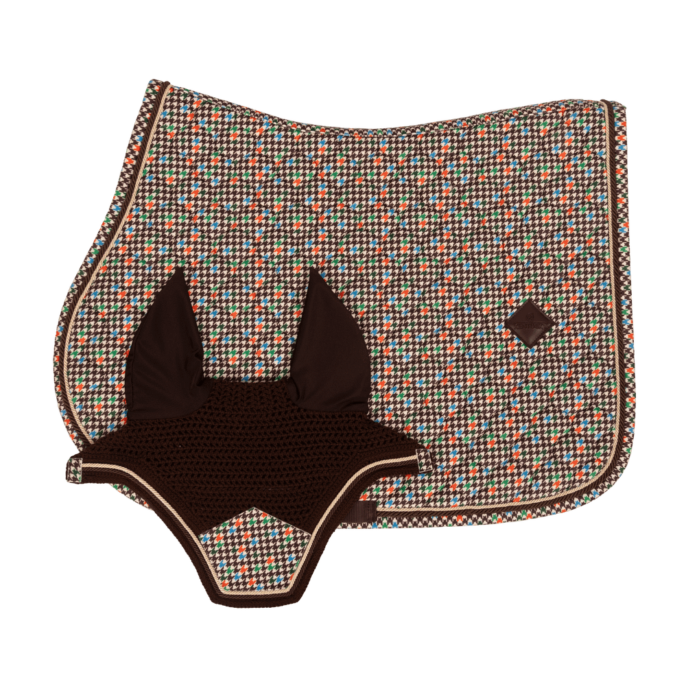 Saddle Pad Velvet Pied-de-Poule Show Jumping | Kentucky Horsewear | kentucky_horsewear — Image 3