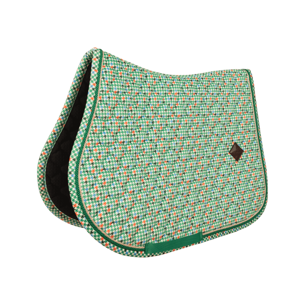 Saddle Pad Velvet Pied-de-Poule Show Jumping | Kentucky Horsewear | kentucky_horsewear — Image 7