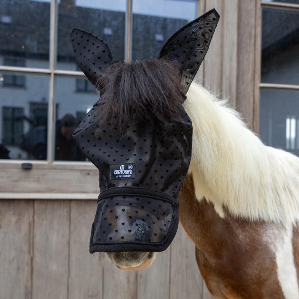 Fly Mask Heart with Ears and Nose | Kentucky Horsewear | flyprotection — Image 11