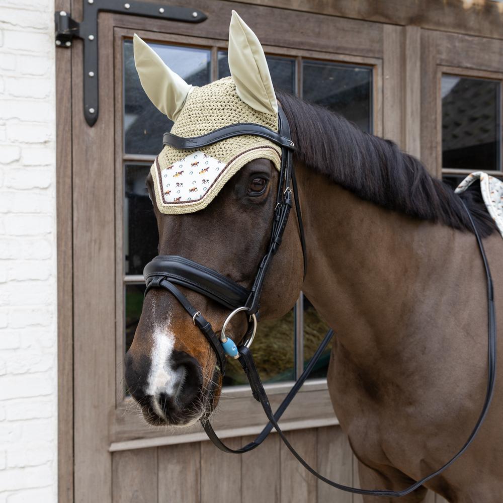 Fly Veil Wellington Velvet Horse Printing | Kentucky Horsewear | kentucky_horsewear — Image 4