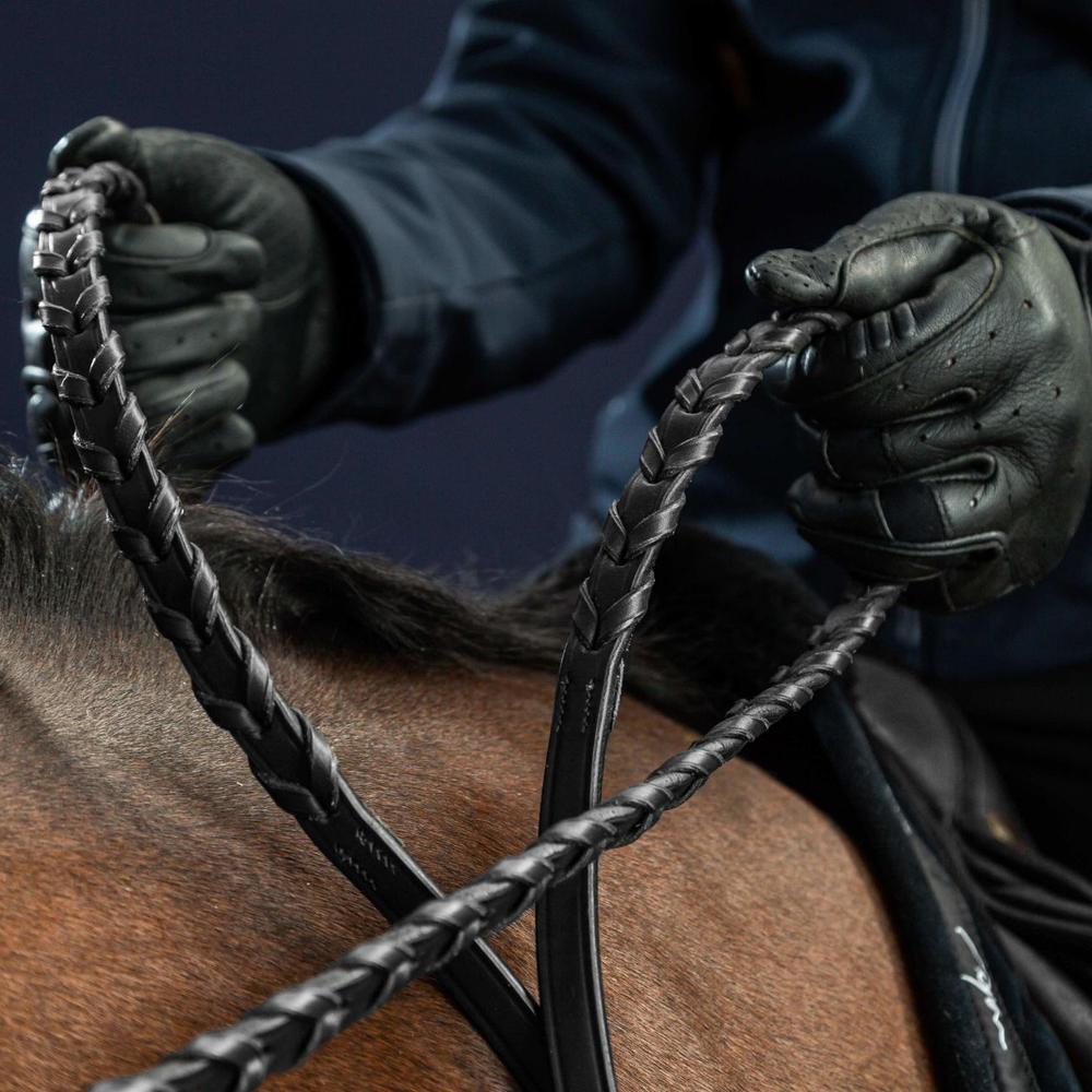 1/2" Laced Reins | Dy'on | — Image 4