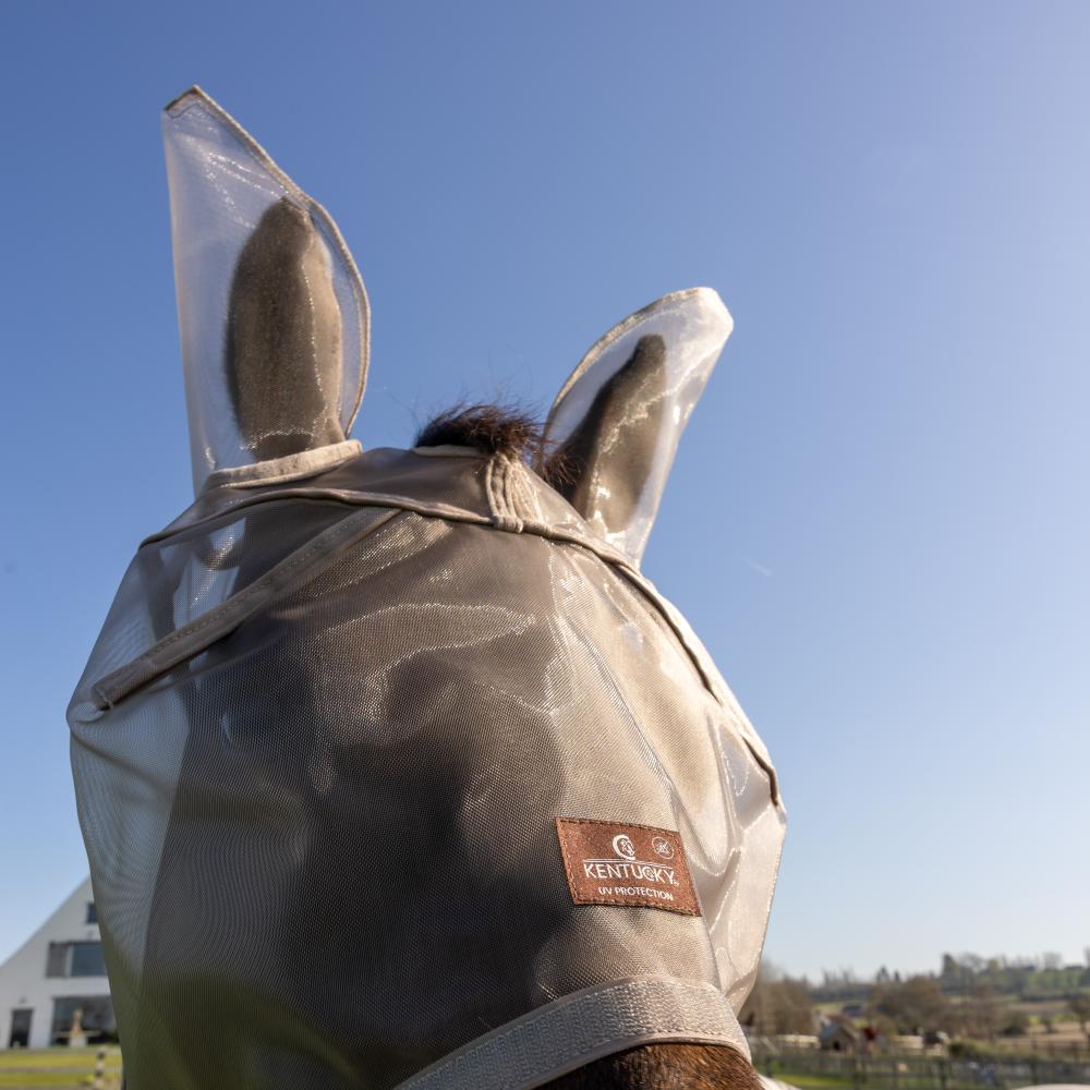 Fly Mask Classic with ears & nose | Kentucky Horsewear | UV-Protective — Image 8