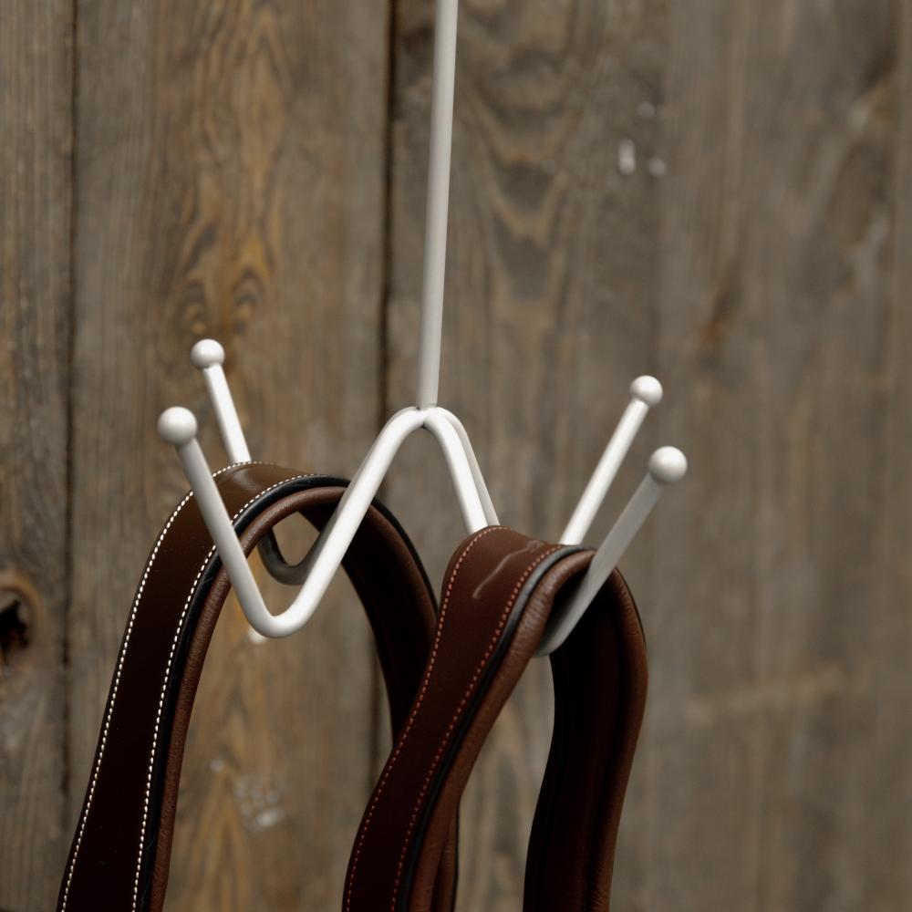 Bridle Hook 4 prong with wall attachment | Grooming Deluxe | durable — Image 9