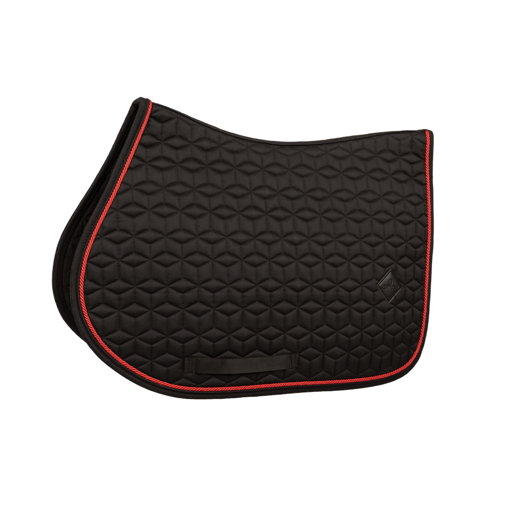 Kentucky Saddle Pad Classic Black Show Jumping Custom One Cord