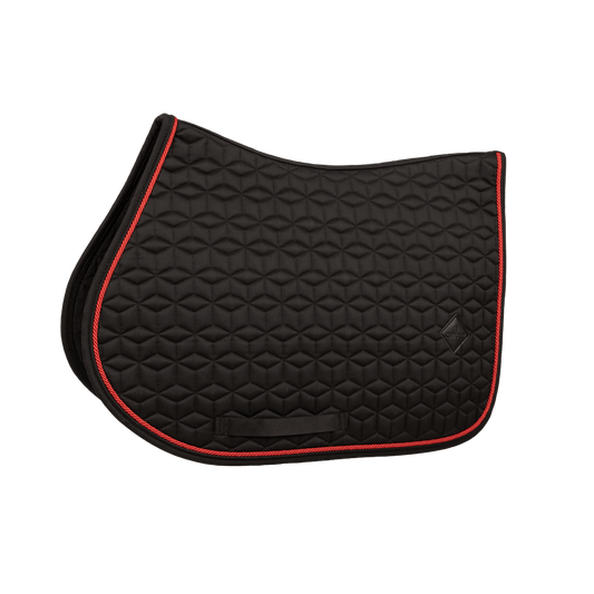 Kentucky Saddle Pad Classic Black Show Jumping Custom One Cord