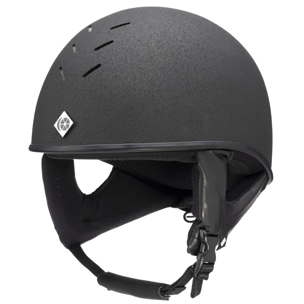 Boomerang Equestrian - Charles Owen Race II Helmet Black