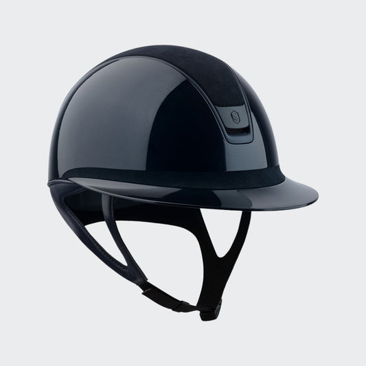 Samshield Custom | Miss 2.0 Shadowglossy Alcantara Top & Frontal Band | Navy