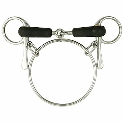 Boomerang Equestrian - Breeze Up Dexter Rubber Chifney Bit