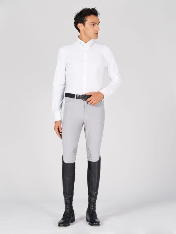 Boomerang Equestrian - Vestrum Men's Knee Grip TK Fabric Breeches San Diego Navy