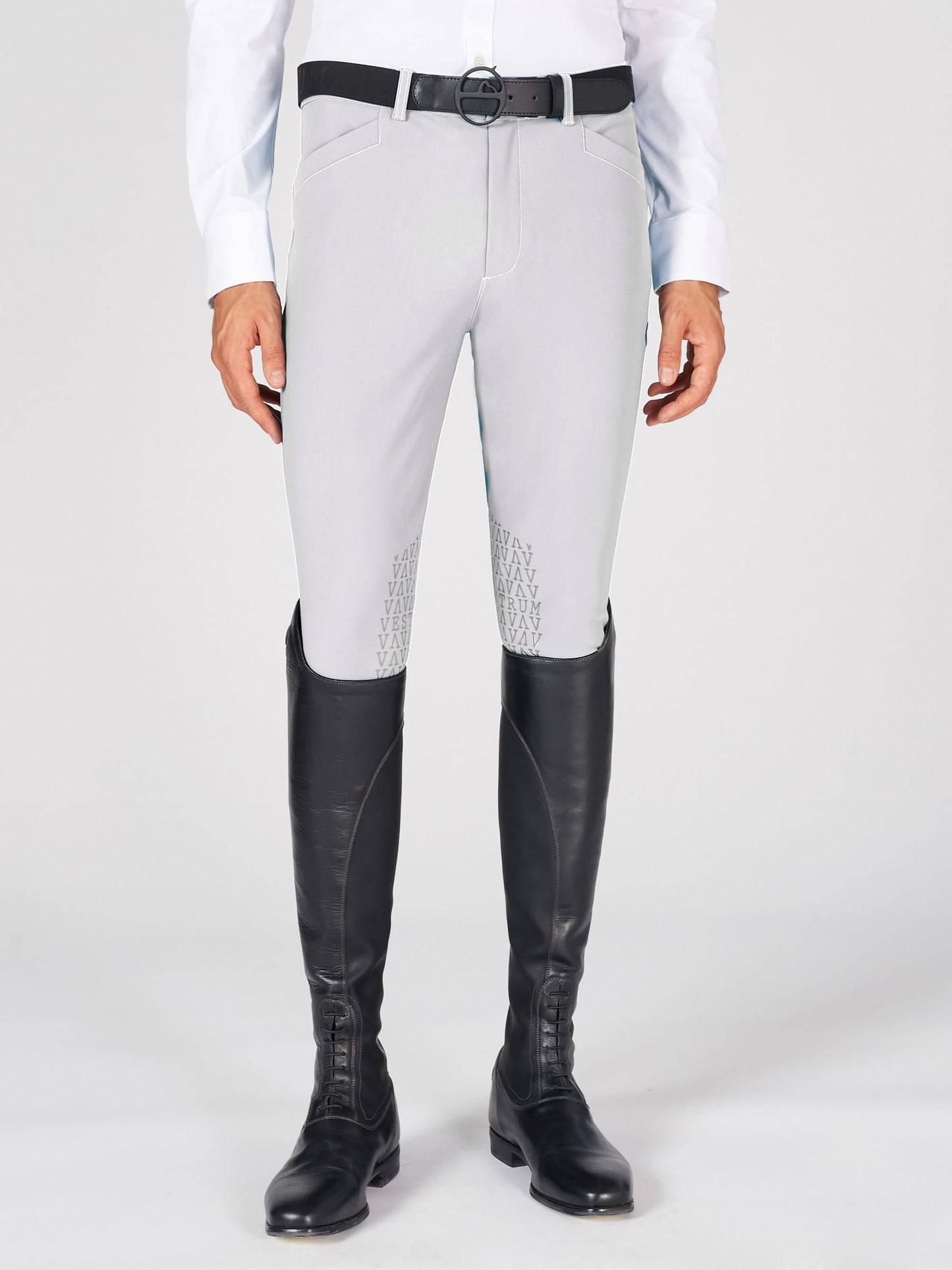 Boomerang Equestrian - Vestrum Men's Knee Grip TK Fabric Breeches San Diego Navy